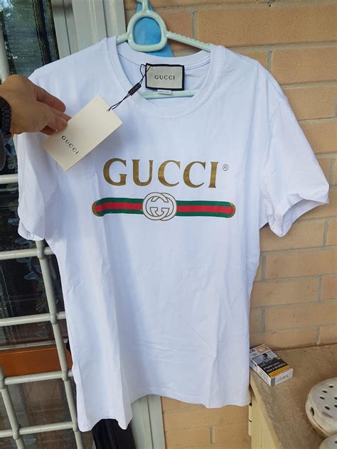 maglietya gucci bianca